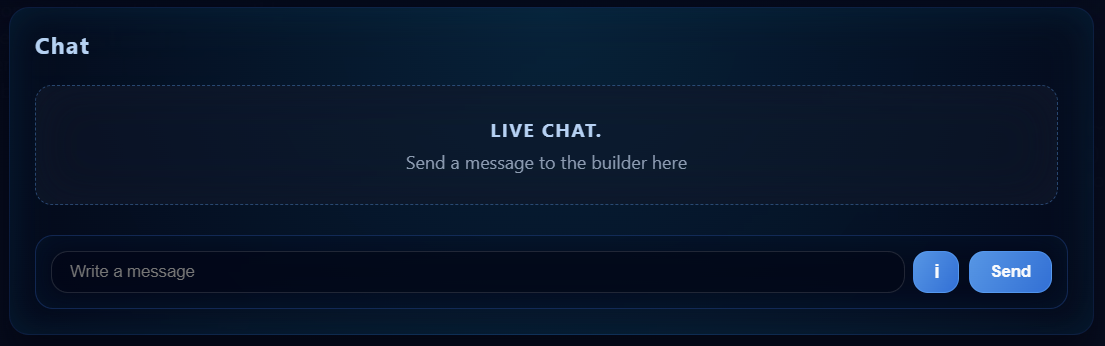 Chat interface inside the DiscordGenius app